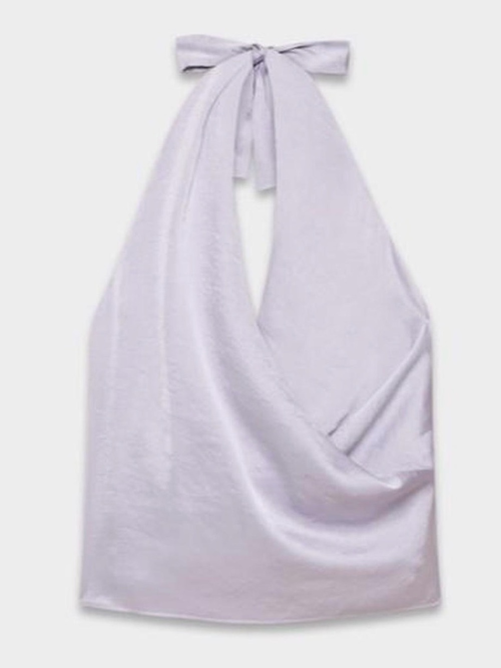 Aritzia Wilfred Martini Lilac Halter Top
